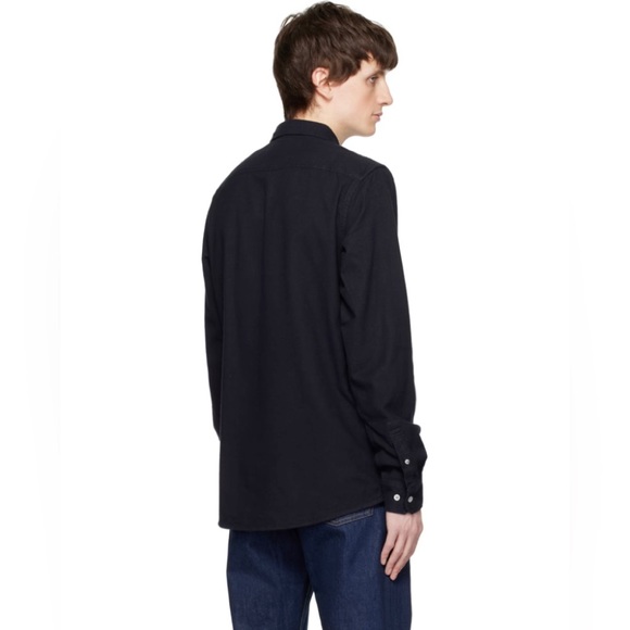 Norse Projects Navy Anton Oxford shirt. Size Medium - Picture 7 of 8